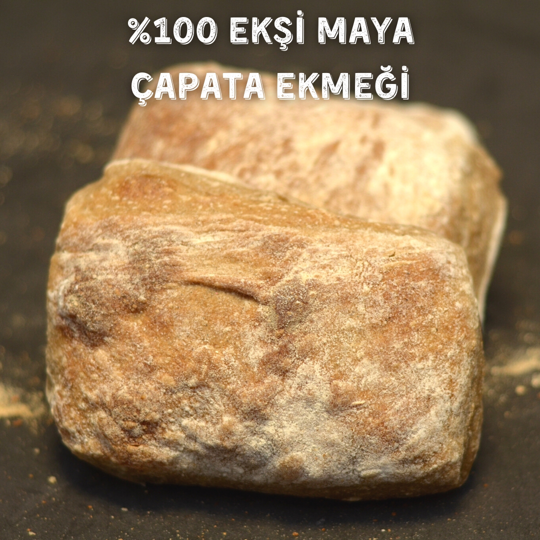 %100 EKŞİ MAYA ÇAPATA EKMEĞİ (3 ADET)